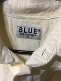 BLUE Mens Cotton Shirt Size XL