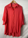 Wine apparel Womens Long Top Size M