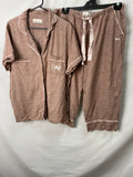Peter Alexander Womens Pajama Top Size 1plus and Pants Size XL