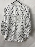 Blue Illusion Womens Top Size M