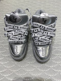 La France Chrome Silver Mist Puma Mens Shoes Size UK 9