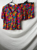 Nasty Gal Womens Shorts and Top Size 8