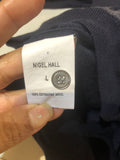 Nigel Hall Mens Jumper 100% Extrafine Wool Size L