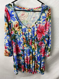 Blue Illusion Womens Top Size S