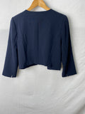 Jacquie Womens Overlay Top Size 10