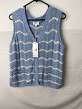 Grab Womens Sleeveless Cardigan Size 14 BNWT