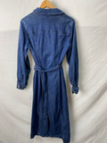 Blue Illusion Womens Dress Size L