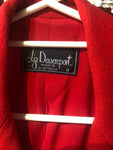 Liz Davenport Womens Pure New Wool Vintage Blazer Size 8