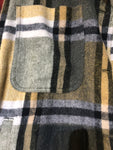 Zara Womens Cotton Blend Overshirt Jacket/Shirt Size USA L