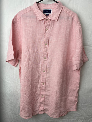 Charles Trywhitt Mens Linen Shirt Size XL