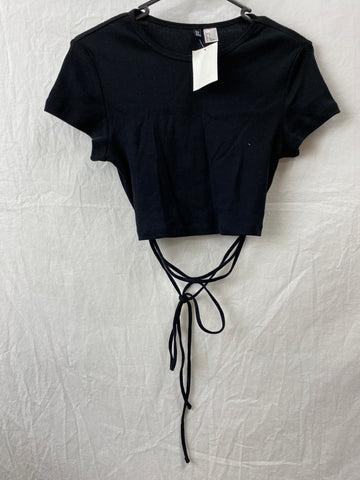 H & M Womens Crop Cotton Top Size US S BNWT