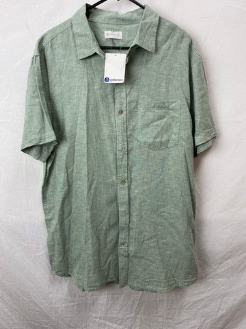 B collection Mens Linen Shirt Size XL BNWT