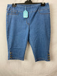 Blue Illusion Womans Shorts Size 2L BNWT