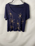Stitches Petites Womens Top Size 14