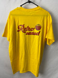 Retro Sunset Mens Shirt Size M