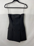 H&M Womens Strapless Dress Sie Eur 34