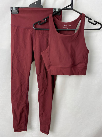 Wilo Womens Active Wear Top and Pants Size S
