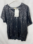 Adine & Co Womens Sequins Top Size M BNWT RRP $229.95