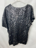 Adine & Co Womens Sequins Top Size M BNWT RRP $229.95