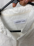 Assembly Label Womens Linen Shirt Size 10