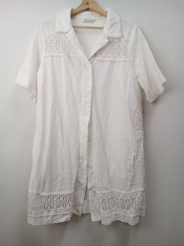 Atmos & Here Womens Lace Trim Dress Size 12