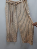 BASQUE Womens Viscose & Linen Blend Pants Size 14 BNWT
