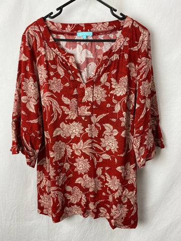 Image for Blue Illusion Womens Top Size L