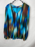 Image for Blue Illusion Womens Top Size L