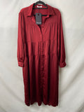 Image for Brave and True Womens Cabernet Satin Dress Size S BNWT