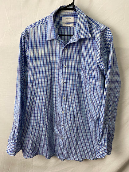 Van Heusen Mens Classic Fit Shirt Size Neck 43 Sleeve 90