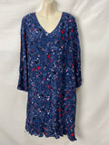 Blue Illusion Womens Dress Size L