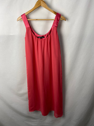 brown dress with silver jewlery Silver Moon Tied Off-Shoulder Maxi Dress Chocolate Selfie Leslie