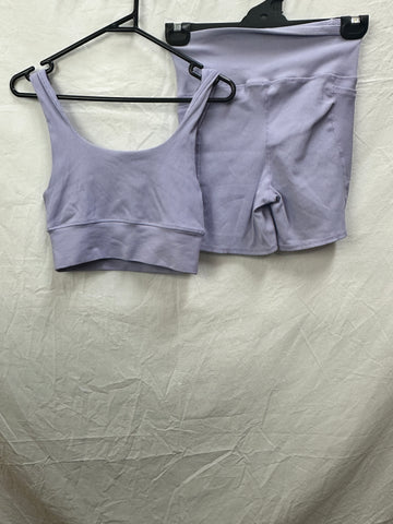 COTTON ON BODY Womens Exercise Top & Shorts Set Size M&L