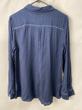 Blue Illusion Womens Top Size S