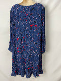 Blue Illusion Womens Dress Size L