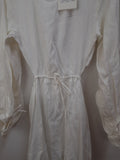 Dissh Womens White Linen Dress Size Au 10 BNWT