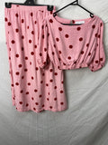 White Closet Womens Top and Skirt Size 8