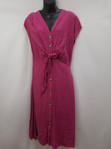 Ebbi & I Womens Cotton & Linen Blend Dress Size 10