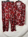 Edited Womens Pajama Top and Pants Size 10