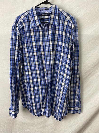 Nautica Mens Classic fit Shirt Size L