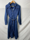 Blue Illusion Womens Dress Size L