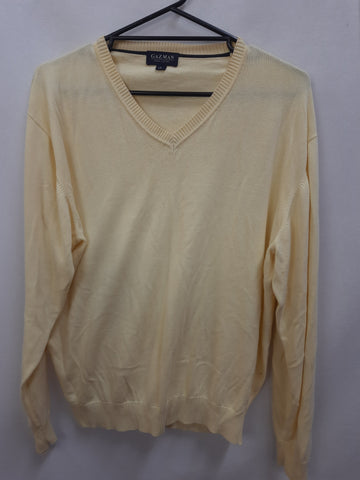 GAZMAN Mens 100% Cotton Sweater/Jumper Size L