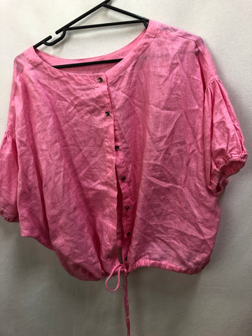 Haven Womens Linen Top Size One