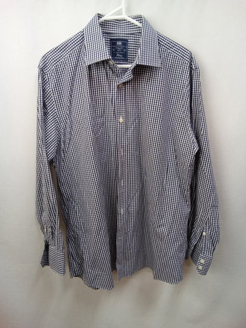 Hawes & Curtis Mens Shirt Size 16/34 100% Luxury Cotton
