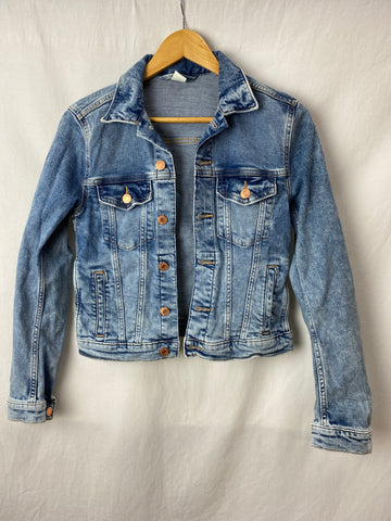 Image for H&M Womens Denim Jacket Size UK 8