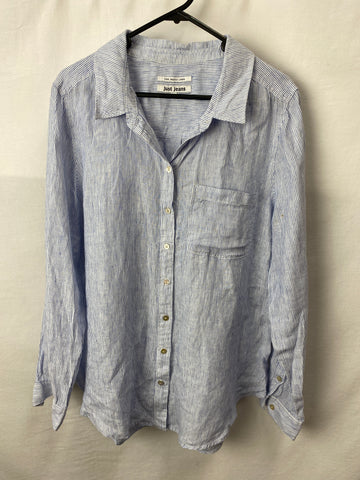 Image for Just Jeans Womens Linen Top Size 12