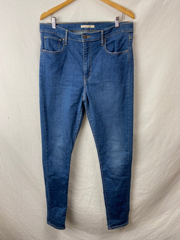 Image for Mile High Super Skinny Womens Levi Jeans Size 34
