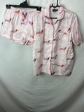Image for Morgan & Finch Womens Pajama Top and Shorts Size M