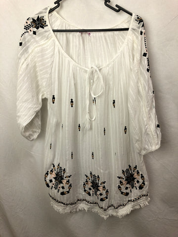 Naudic Womens Cotton Top/ Tunic Dress Size S