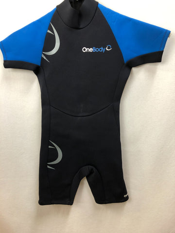 One Body Shortie Mens/Womens Wetsuit Size SM